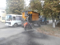 Продовжується ремонт дорожного полотна вулиць м.Мала Виска