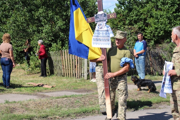 15 липня Маловисківська громада попрощалася з воїном-Захисником Вадимом Саватєєвим