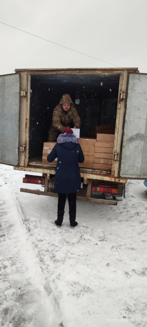 Центр тимчасового проживання внутрішньо переміщених осіб у Паліївці отримав гуманітарну допомогу